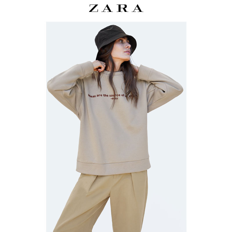 Sweatshirt femme ZARA - Ref 3216290 Image 4