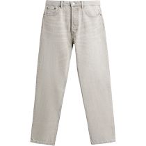 ZARA24 spring new product mens retro American washed straight casual denim trousers 1538411 802