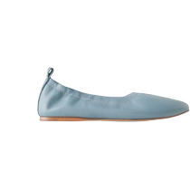 ZARA 24 printemps nouveaux produits chaussures pour enfants filles couleur unie en cuir chaussures de ballet extensibles 2538330 400