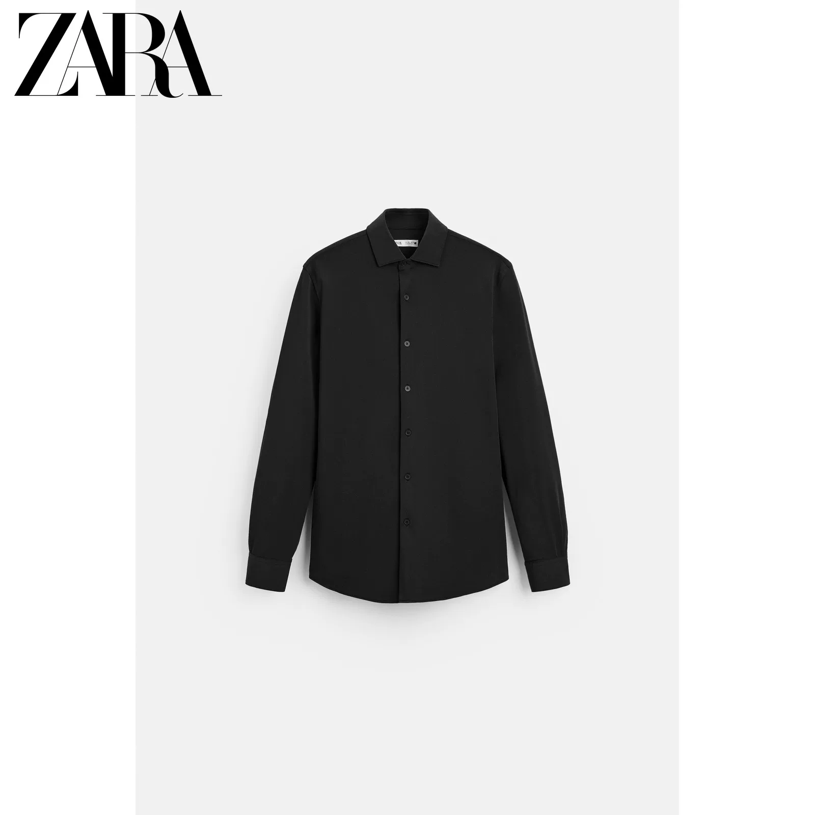ZARA Summer multicoloured elastic shirt, slim fit