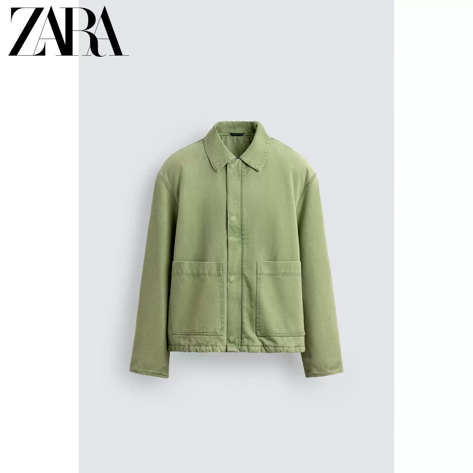 ZARA 2025 зима Новые товары мужская стёганная свободная куртка 4575801 526
