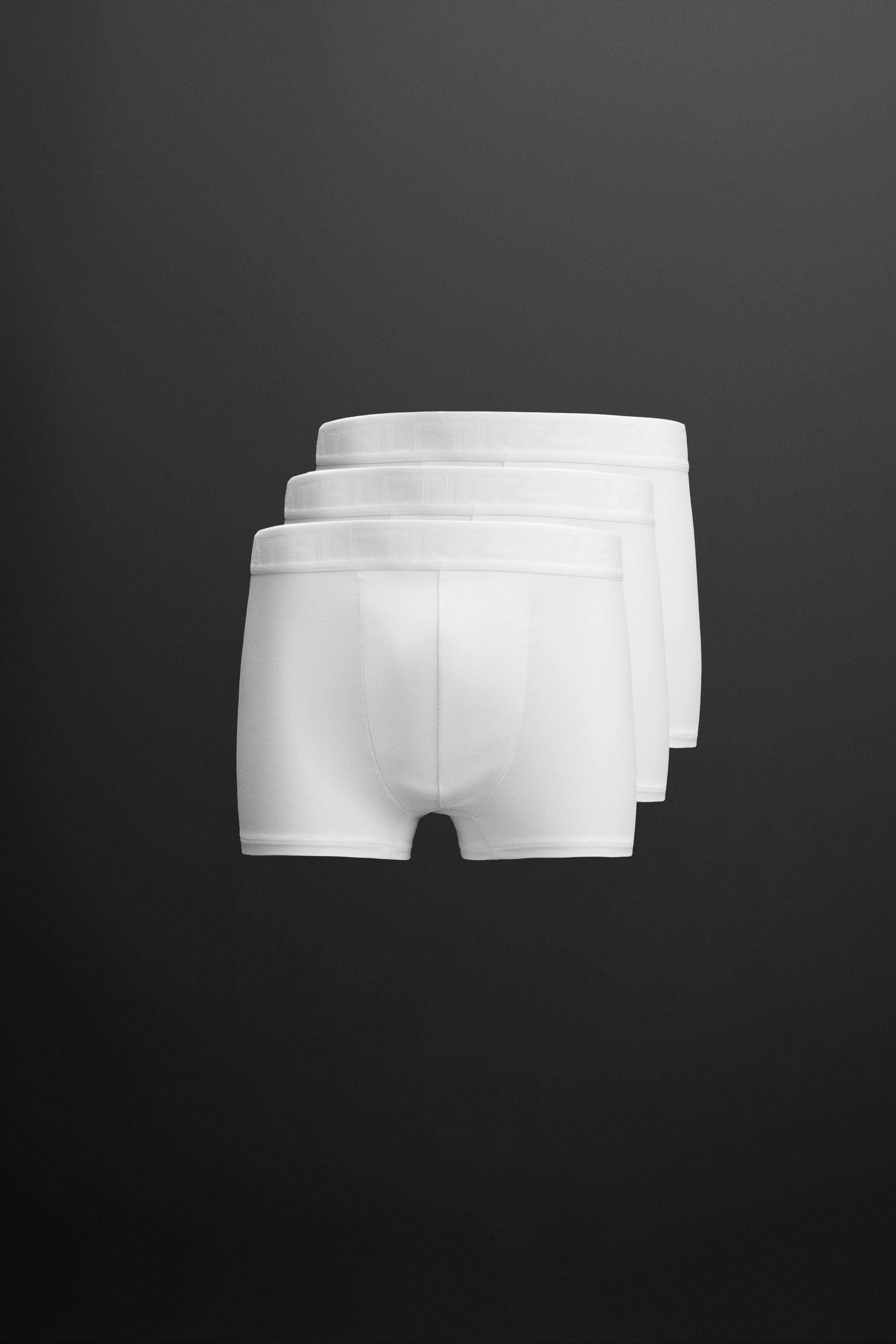 мужские боксеры zara2025夏季新品 运动系列 男装 3条装拼接平角内裤 1943406 250