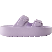 ZARA 24 summer new products childrens shoes girls taro purple buckle thick bottom sandals slippers 2708330 081