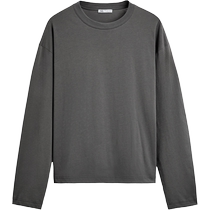 ZARA 2024 autumn and winter new products mens multi-color cotton lightweight slim fit round neck long-sleeved T-shirt 3992380