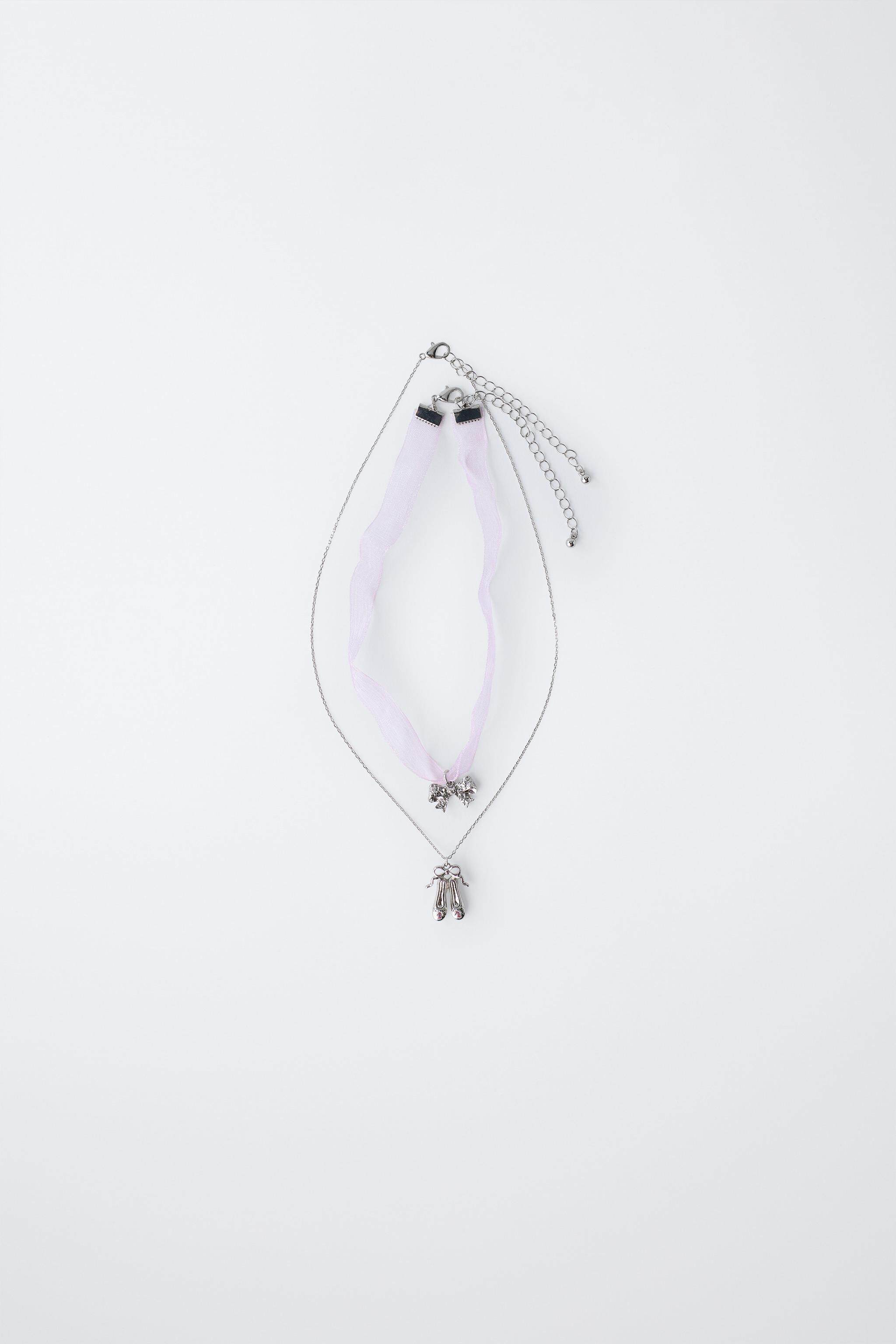 Ожерелье zara2026春夏新品 童装 两条套装芭蕾项链 4319651 622