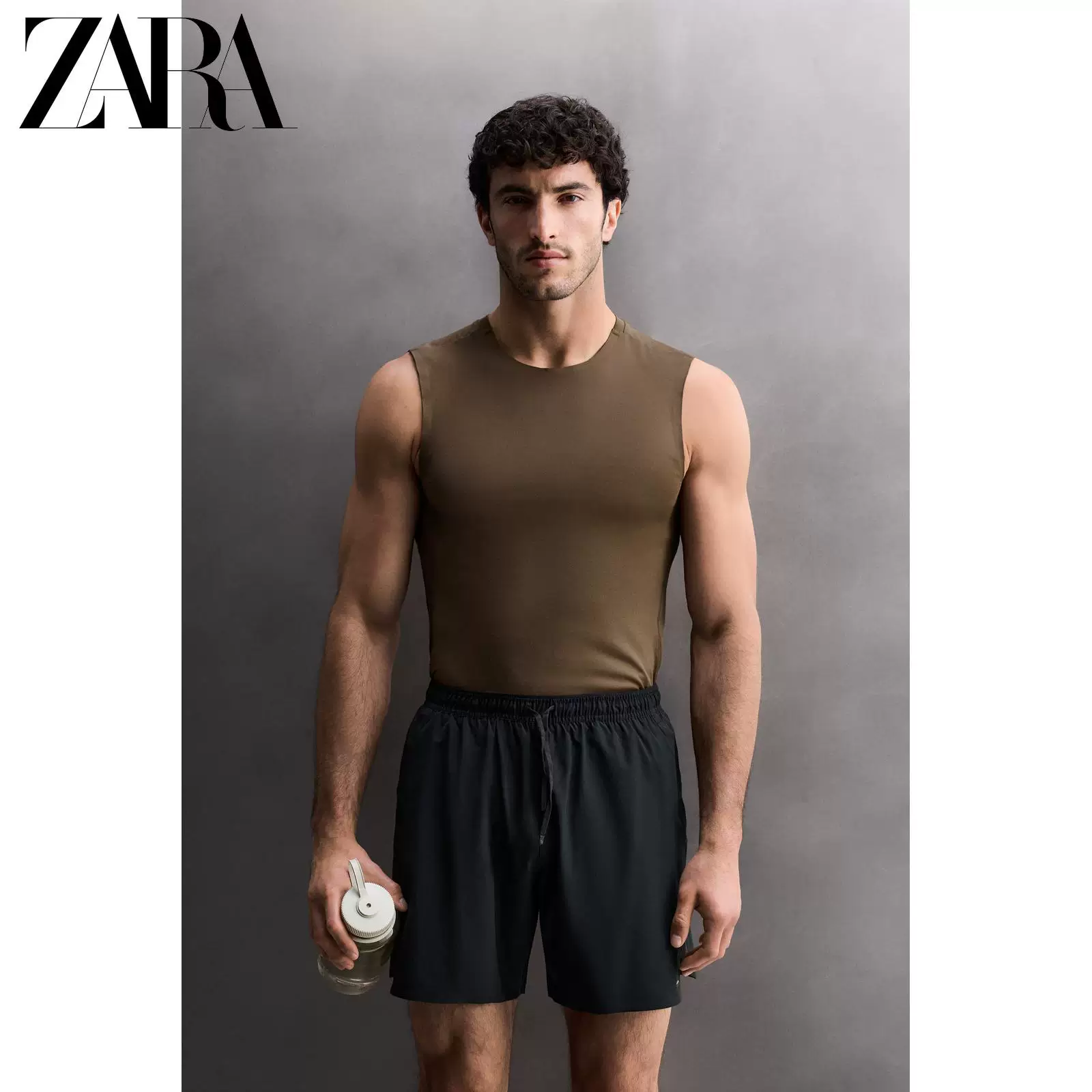 ZARA 2026 весна-лето новые продукты спортивной серии мужская мультицветовая выбор слоистый жилет стиль футболка 1943317