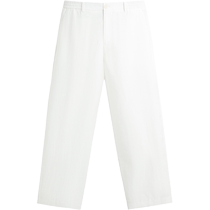 ZARA24 new autumn products mens white versatile lyocell blend straight casual pants 4917109 250