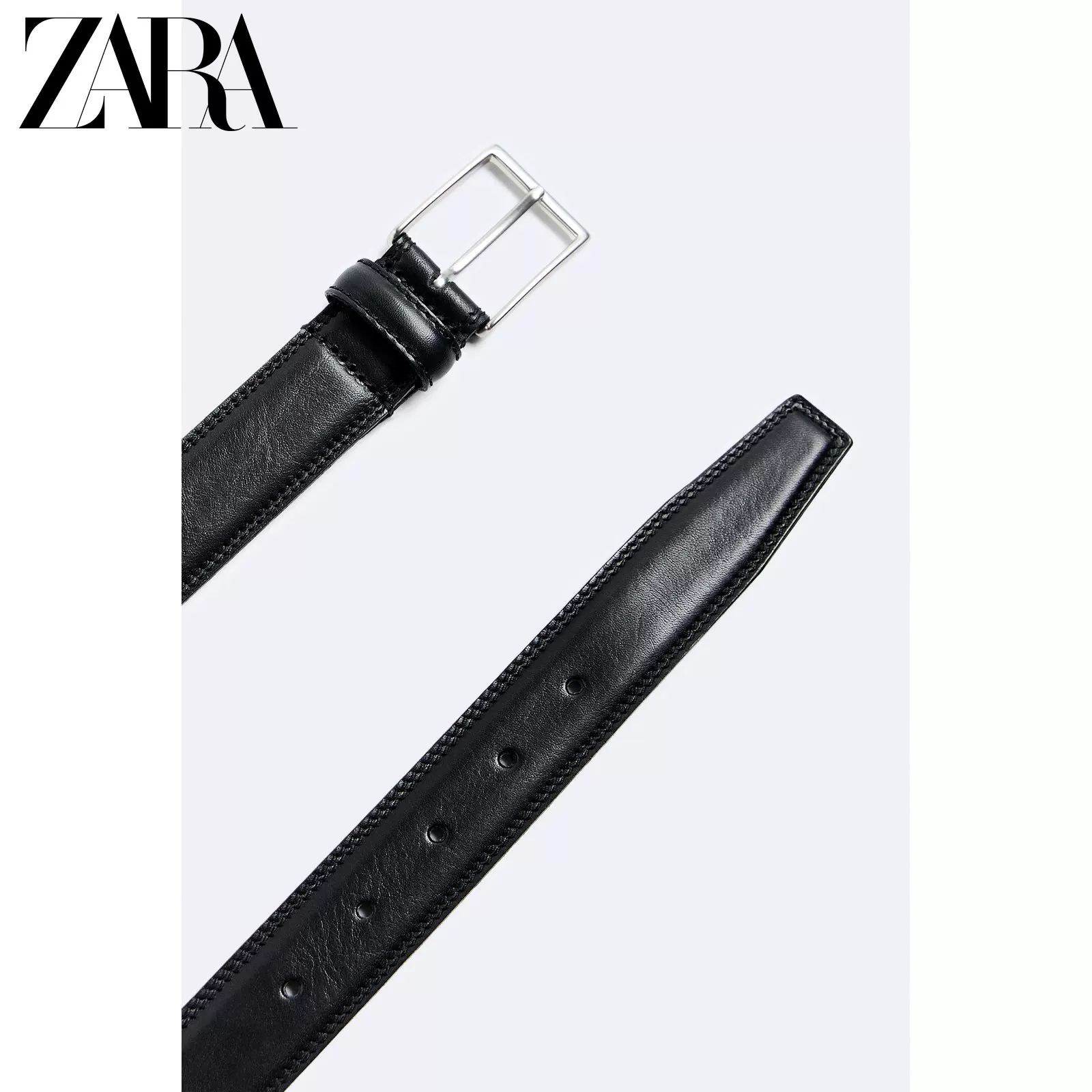 ZARA Новая мужская формальная кожаная ремень 2823401 800