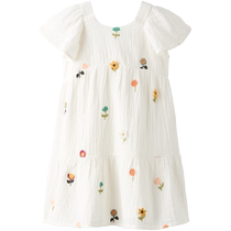 ZARA 24 new summer products baby girls and toddlers pure cotton short-sleeved printed comfortable dress 3335228 250