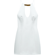 ZARA new TRF womens dress hanging neck collar short dress 8342310250