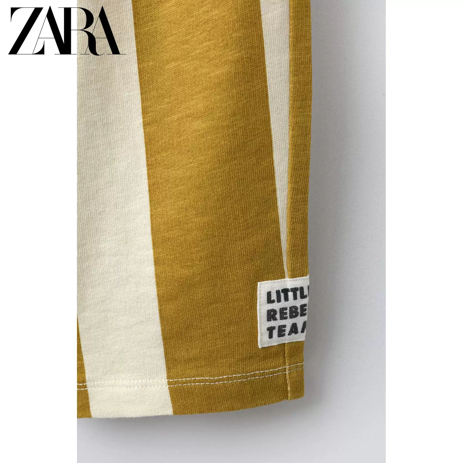 ZARA товары весна–лето 2026, для младенцев и малышей, полосатые бархатные удобные повседневные брюки прямые 6208519 703