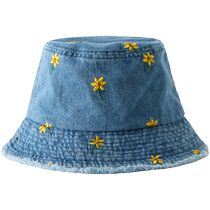 ZARA 24 spring new pint fairwater washed effect denim fisherman hat 0653664400