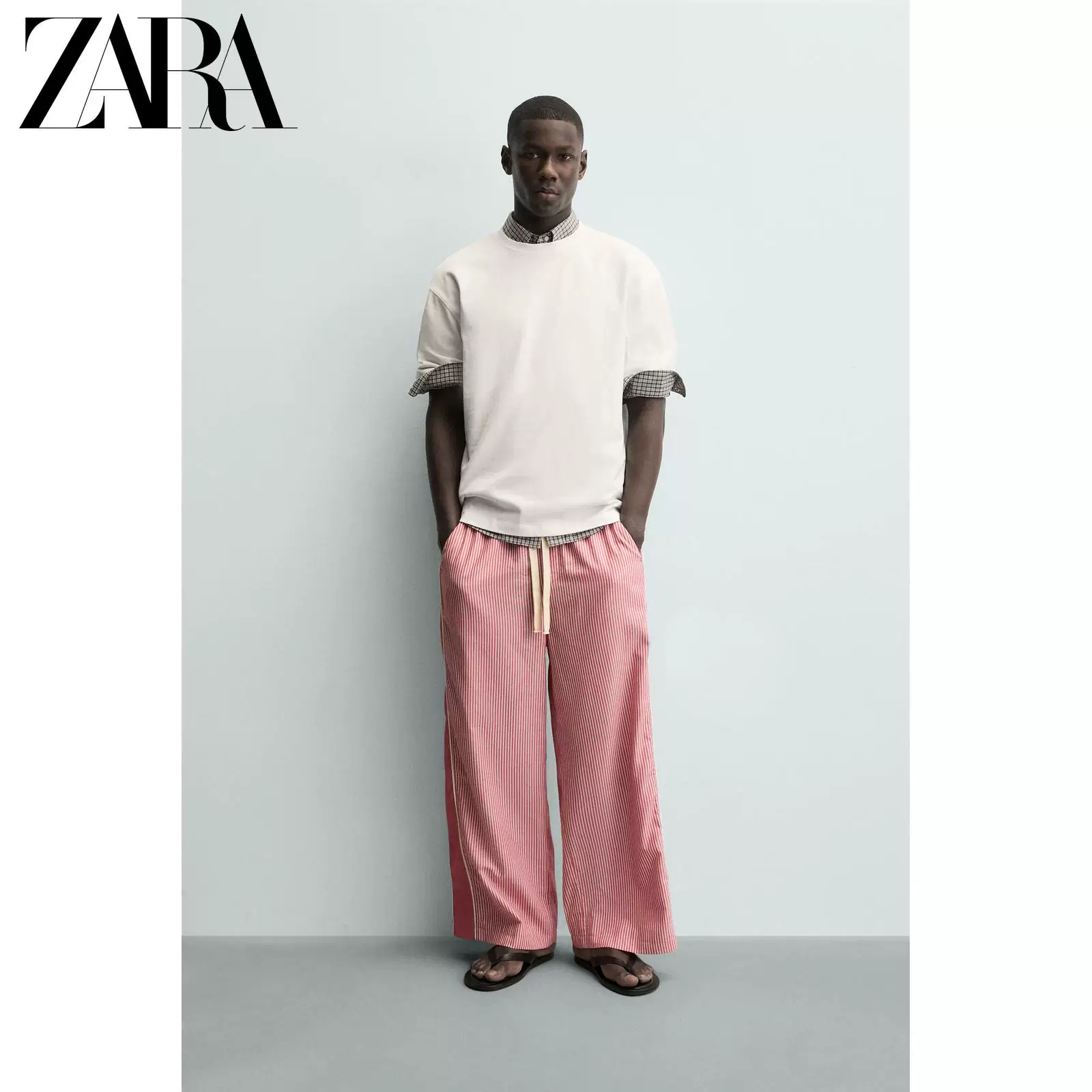 Летний dice ZARA с круглым воротом, футболка с коротким рукавом, свободный покрой