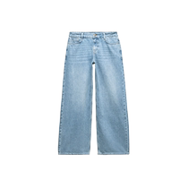 ZARA24 new summer products womens Z1975 mid-waist wide-leg long jeans 6164168 427