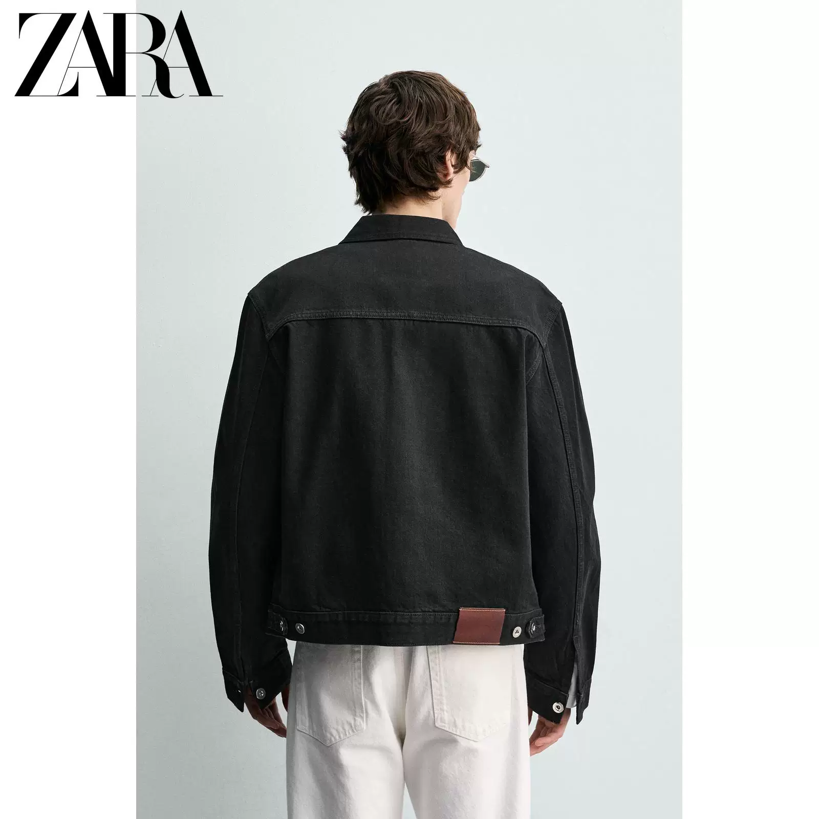ZARA 2026 весна-лето новые товары мужской базовый тонкий прямой джинсовый жакет 4048484 800