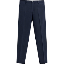 ZARA 2024 autumn new product mens blue textured formal suit and slim trousers 5683418 407