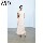Летние новинки ZARA2025, женская приталенная футболка с коротким рукавом и круглым вырезом, базовая простая крутая футболка 4174325 mini 3
