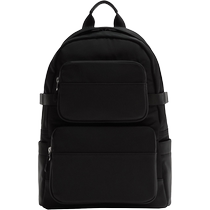 ZARA 2024 autumn new product mens bag black multi-pocket commuter travel backpack 3225420 800