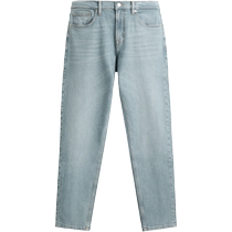 ZARA discount season mens clothing slim-fit American trendy washed denim casual pants 0774441 401