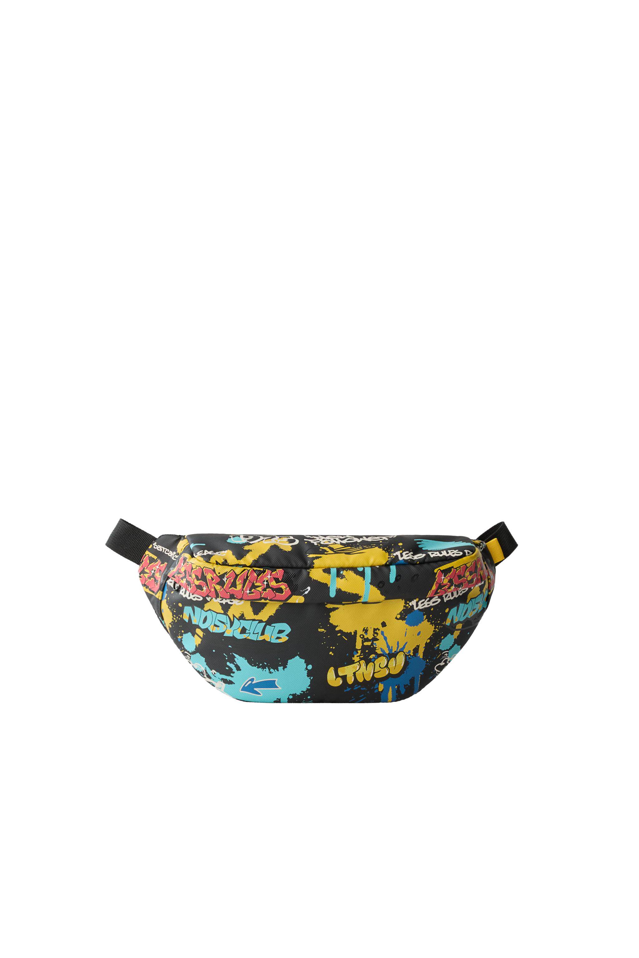 Сумка zara2026春夏新品 儿童包男童 涂鸦印花时尚休闲腰包 1415730 800