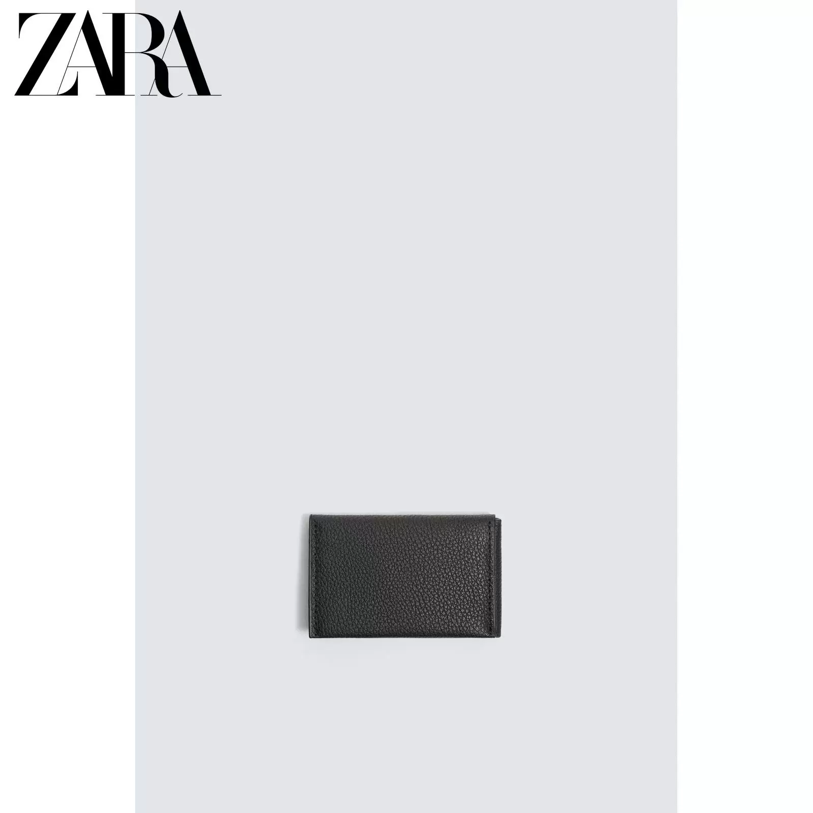 ZARA 2026 весна-лето новые товары мужская сумка кожаный складной держатель карт 3856720 800