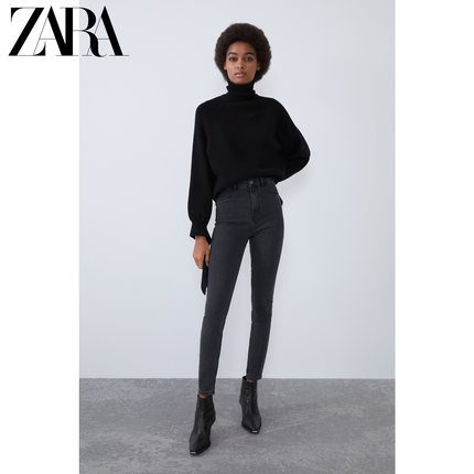 ZARA 新款 TRF 女装 超弹力高腰紧身牛仔裤 05520223807-tmall.com天猫 ZARA 新款 TRF 女装 超弹力高腰紧身牛仔裤 05520223807-tmall.com天猫