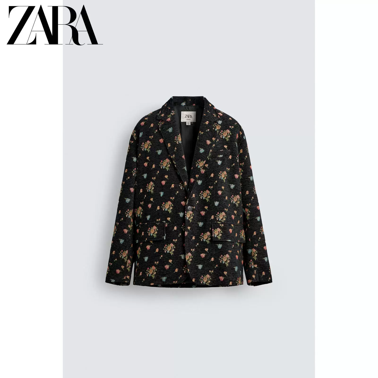 ZARA 2025 зимние новинки мужской жаккардовый костюм лимитированная серия 4088103 074