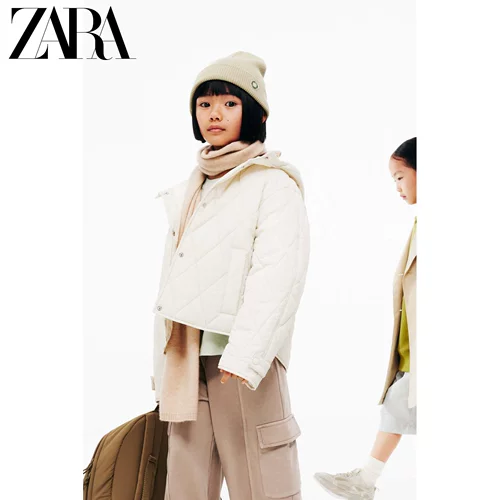 ZARA Специальное предложение отобранная детская одежда Девушка теплый ватный курт для куртки 5854602 251