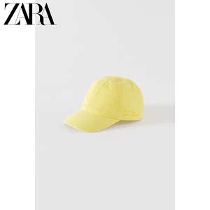 ZARA 新款 童装男童 刺绣装饰素色鸭舌帽 00620691300