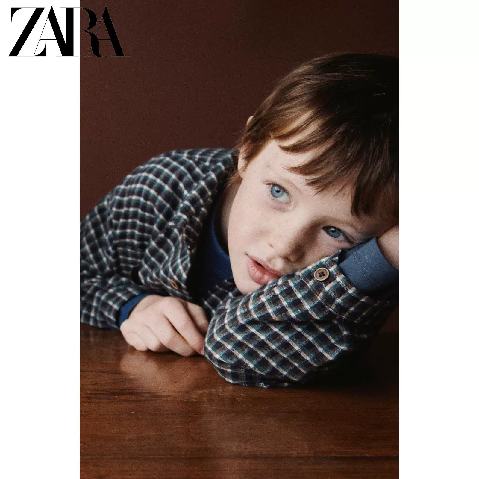 ZARA 2026 весна-лето новые продукты для малышей и котят ZARA TIMELESS клетчатая рубашка 1025788 527