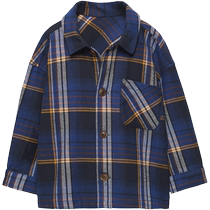 ZARA 2024 new autumn and winter products baby boys and toddlers long-sleeved lapel casual plaid shirt 3338245