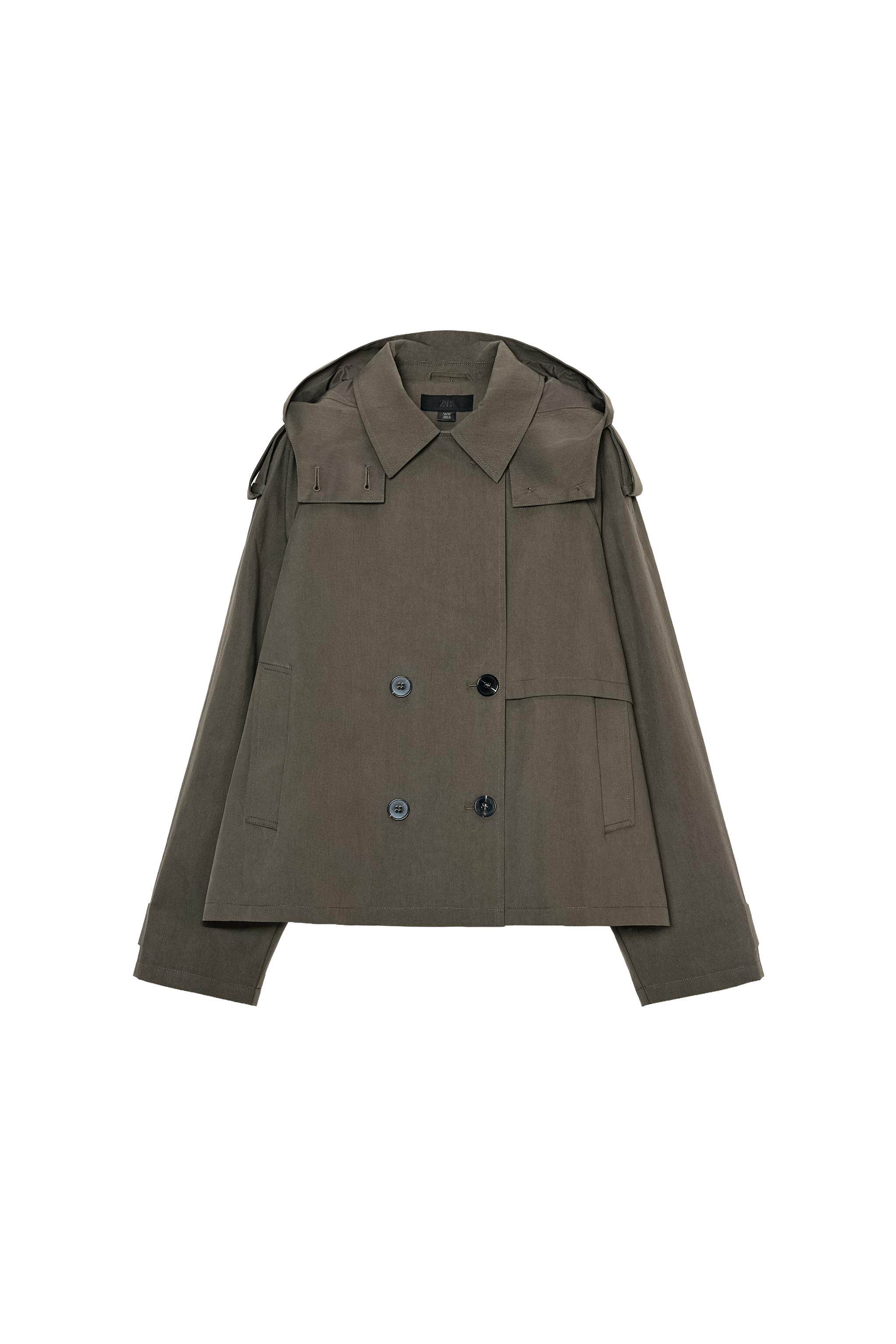 ZARA 2026 новая весна и лето Вкус женщины длинный рукав отворот свободный случайный закрытый короткий ветровка 6318050 962 