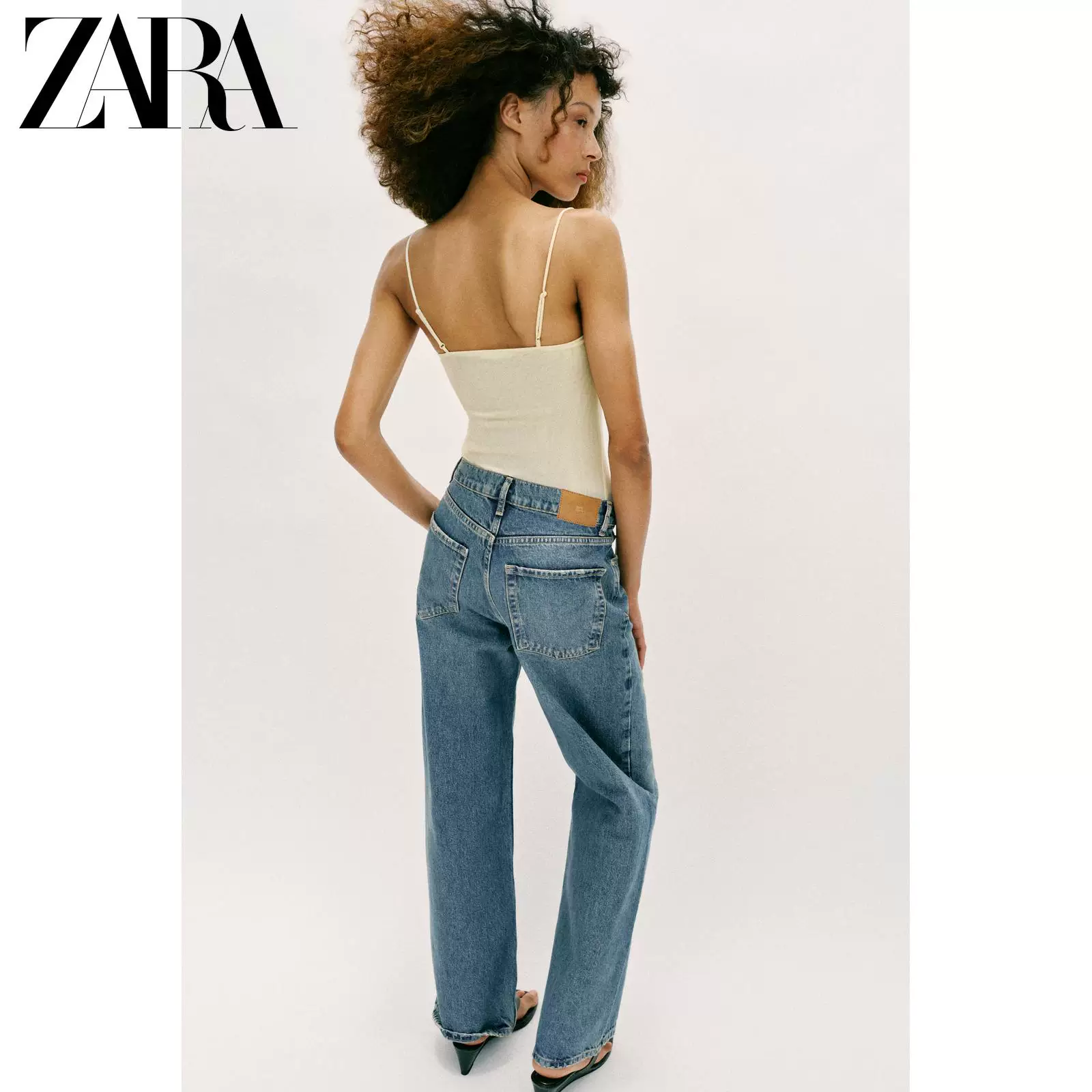 Специальное предложение ZARA Женский топ с вырезом сердца, Плиссированная сетчатая боди Camisole 5039392 300