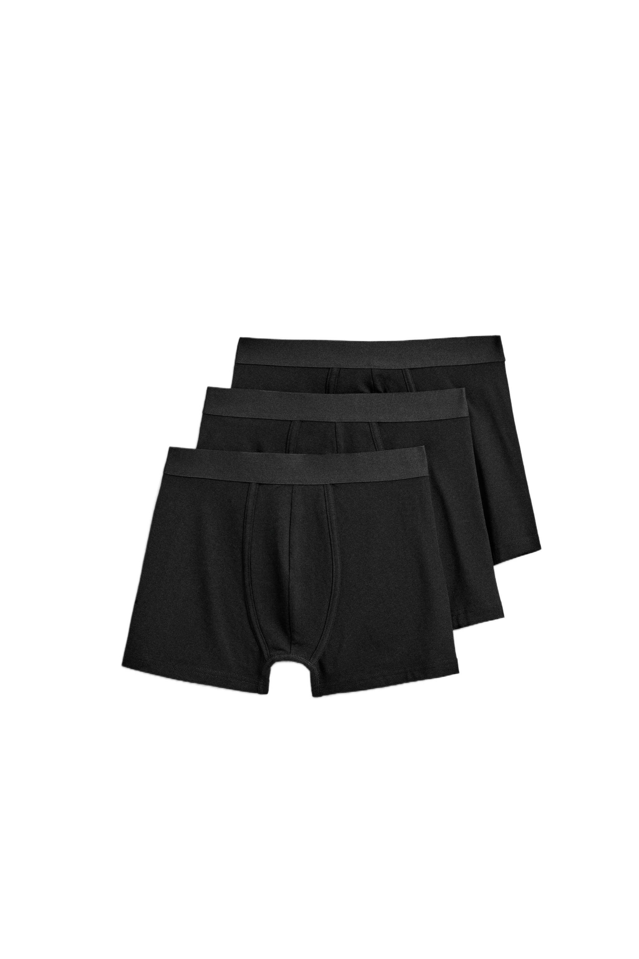 мужские боксеры zara2025冬季新品 男装 三件套基本款平角内裤 4442430 800