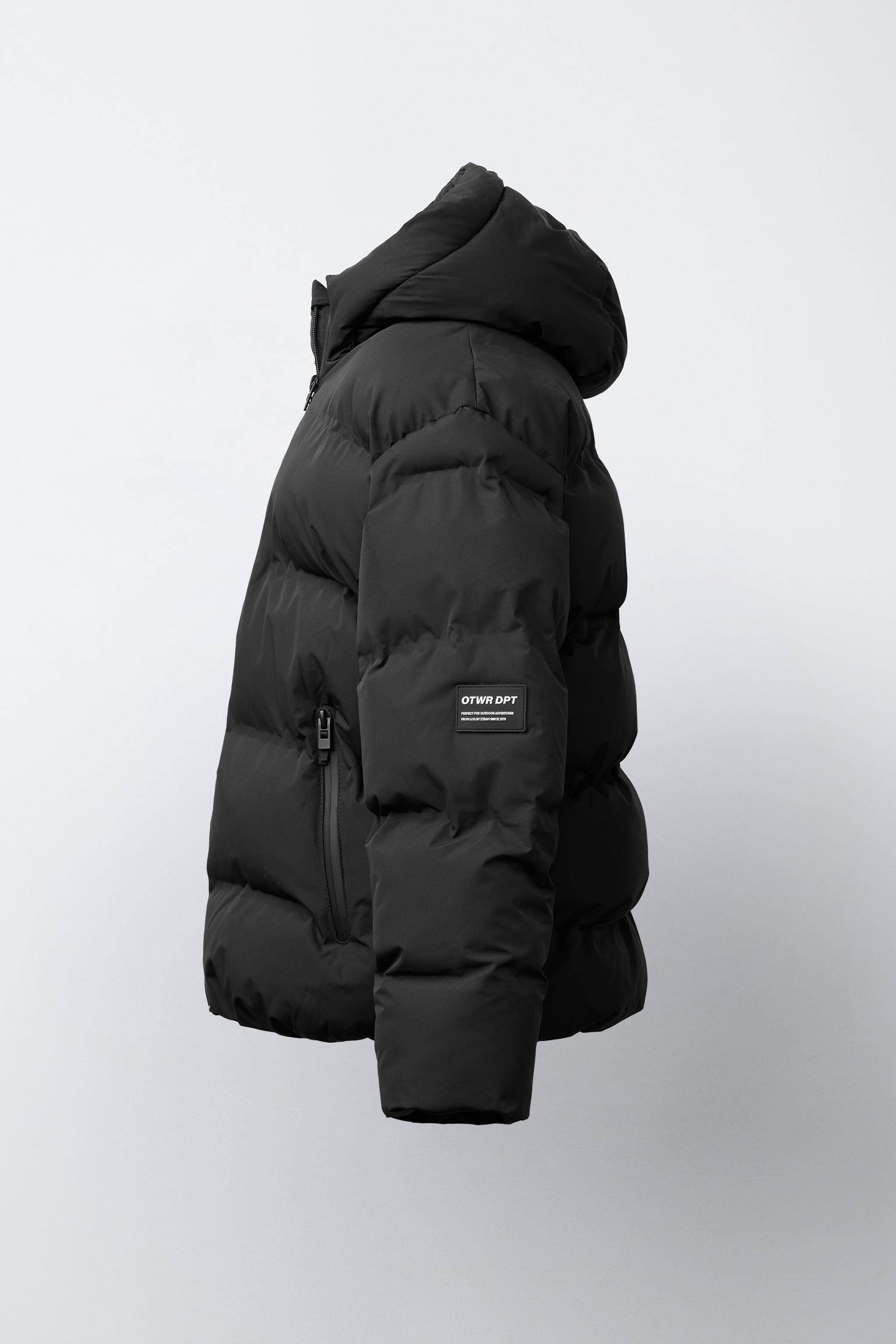 ZARA Лыжная летняя одежда, удерживающий тепло пуховик с капюшоном, куртка 