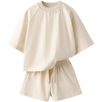 ZARA 2024 Autumn New Products Childrens Clothing Girls T-shirt and Casual Shorts Set 0257703 805