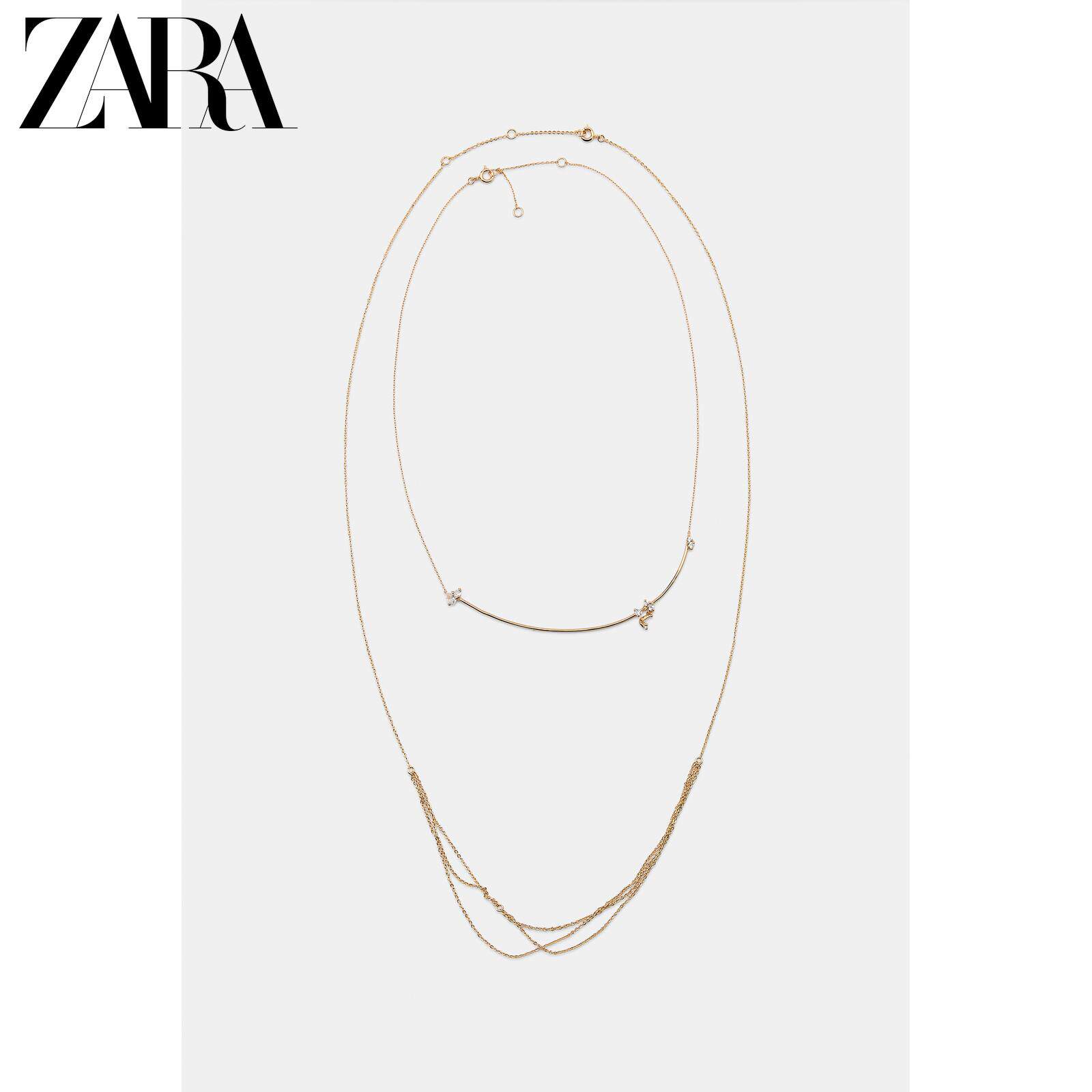 ZARA 2026 новая весна и лето Вкус женщины 2 кусок минималистский свет ожерелье 1856069 303