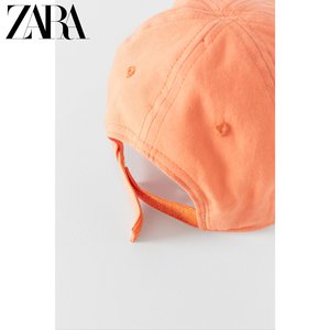 ZARA 新款 婴儿幼童 刺绣装饰素色鸭舌帽 00620548615