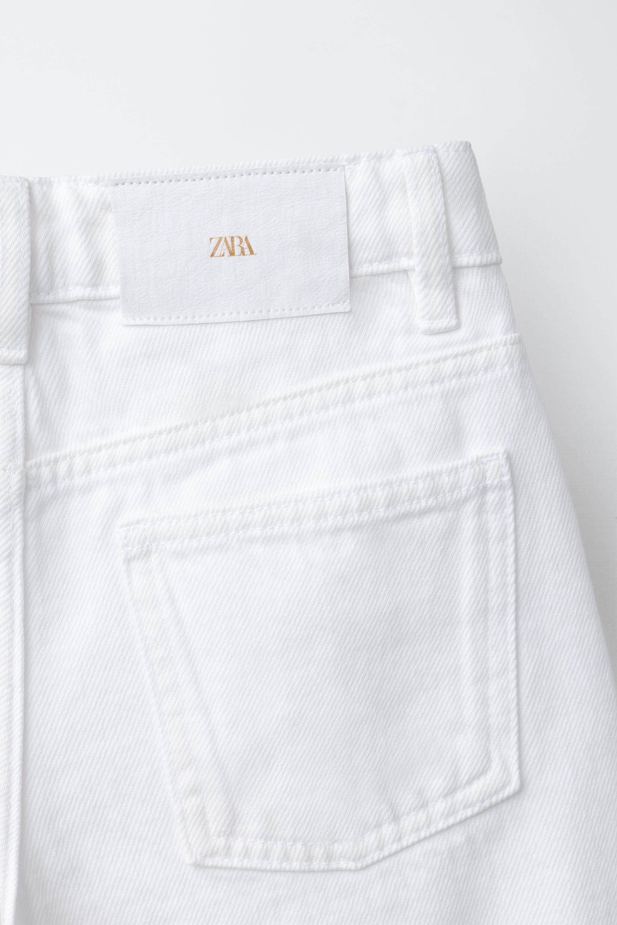 Джинсы детские zara2026春夏新品 童装女童 长款牛仔简约休闲短裤 0595630 250