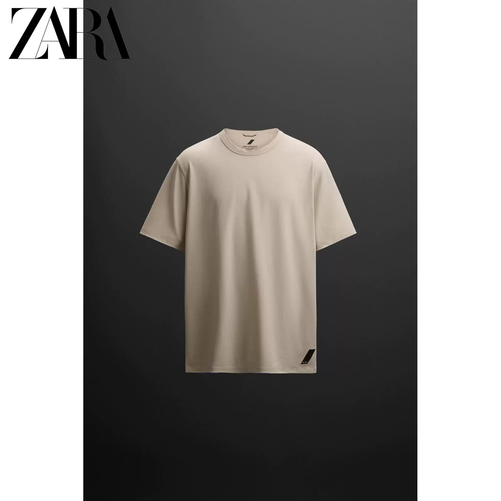 ZARA Новый продукт спортивной серии мужская многокрасочная базовая футболка для тренинга 0761400