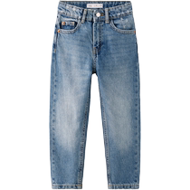 ZARA discount season childrens clothing girls loose comfortable fit jeans 1538702 400