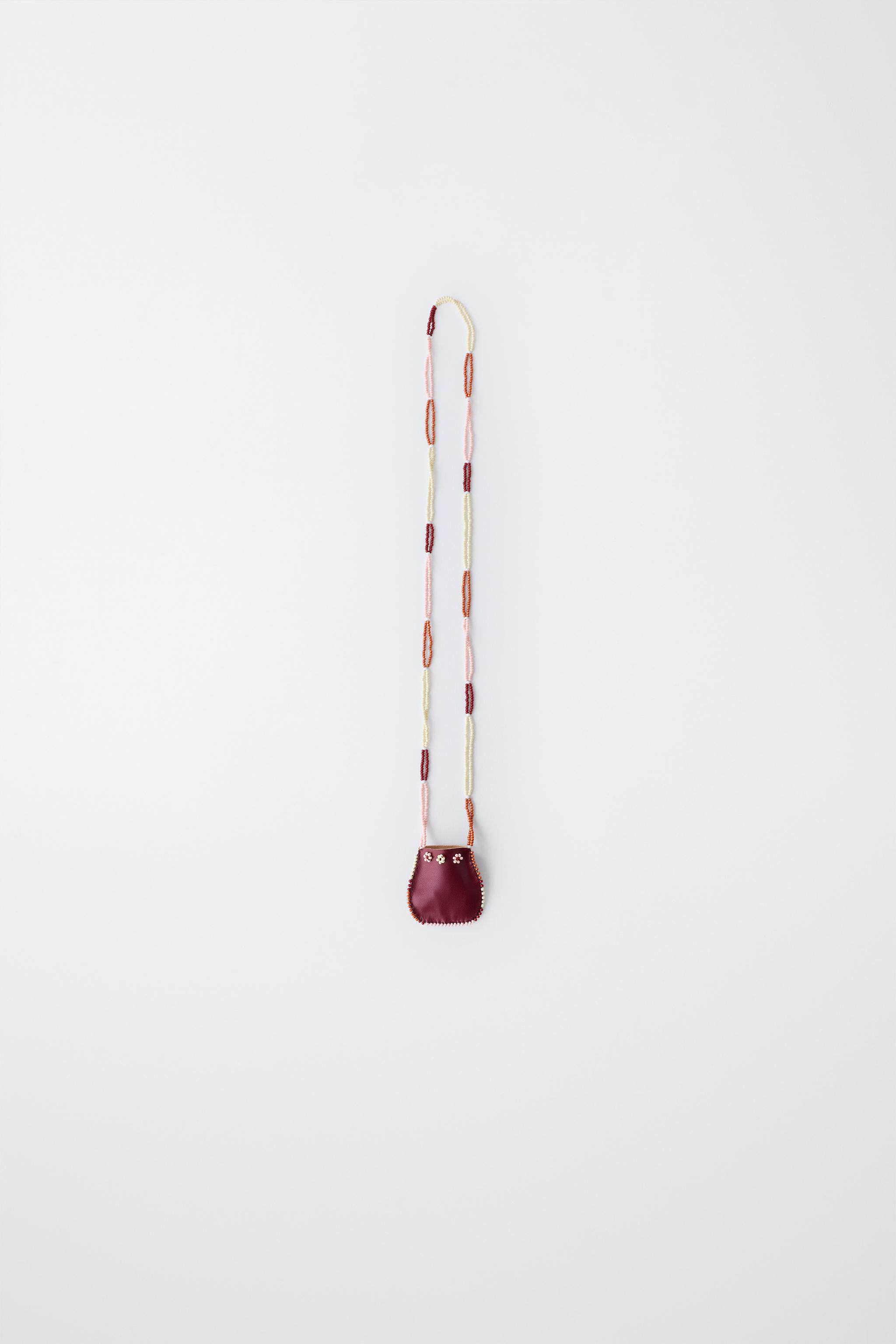 Ожерелье zara2026春夏新品 童装 长款串珠迷你包休闲百搭项链 0441697 605