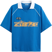 ZARA24 new summer products mens personalized textured knitted lapel short-sleeved POLO shirt 4090411 400