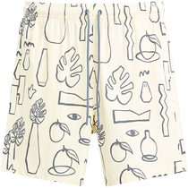 ZARA 2024 new autumn products mens printed technical fabric beach long swimming trunks 0495315 712