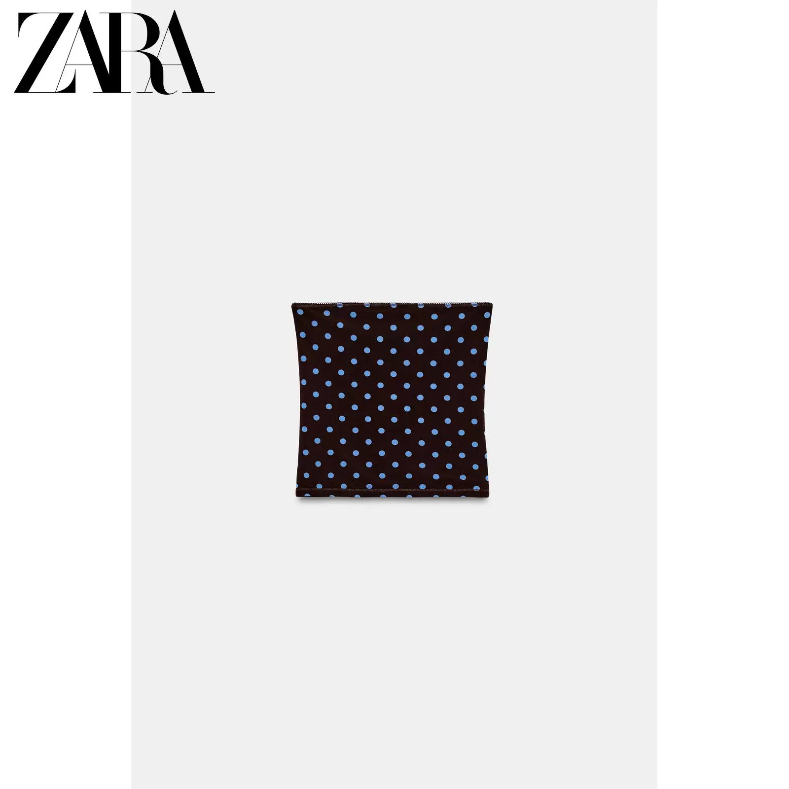 ZARA 2026 весна-лето новые поступления Женская прямая шея открытые плечи в горошек завёрнутый топ 0264029 700