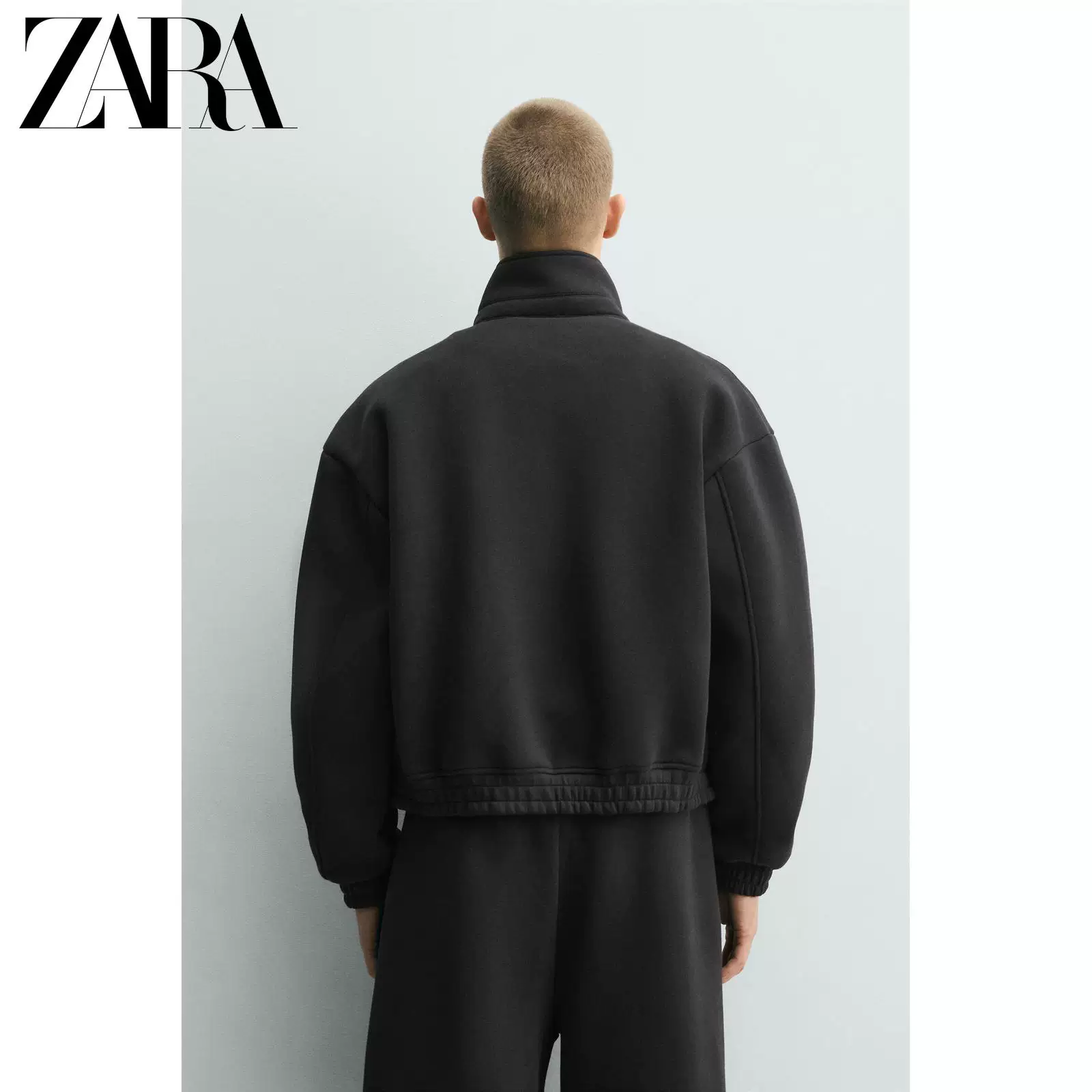 ZARA 2026 весна-лето новые товары мужская укороченная куртка из технической ткани с двумя молниями 6318415 800