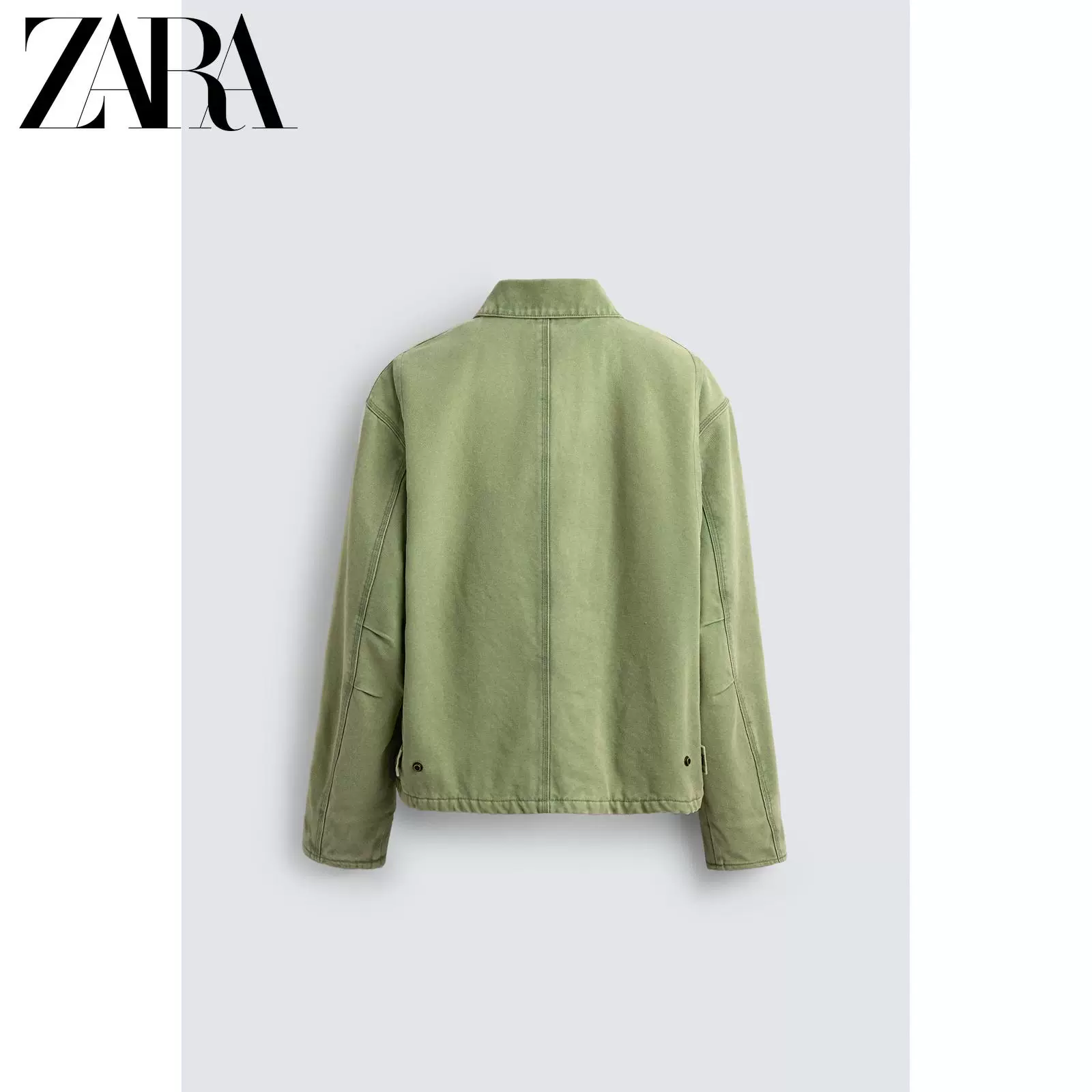 ZARA 2025 зима Новые товары мужская стёганная свободная куртка 4575801 526