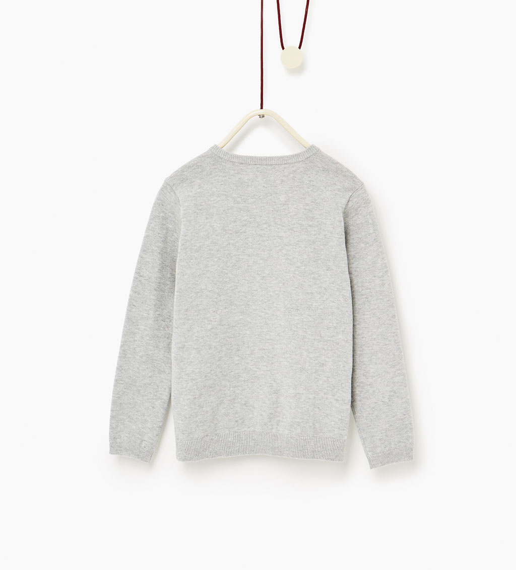 Pull fille ZARA à manche longue - Ref 2106273 Image 17