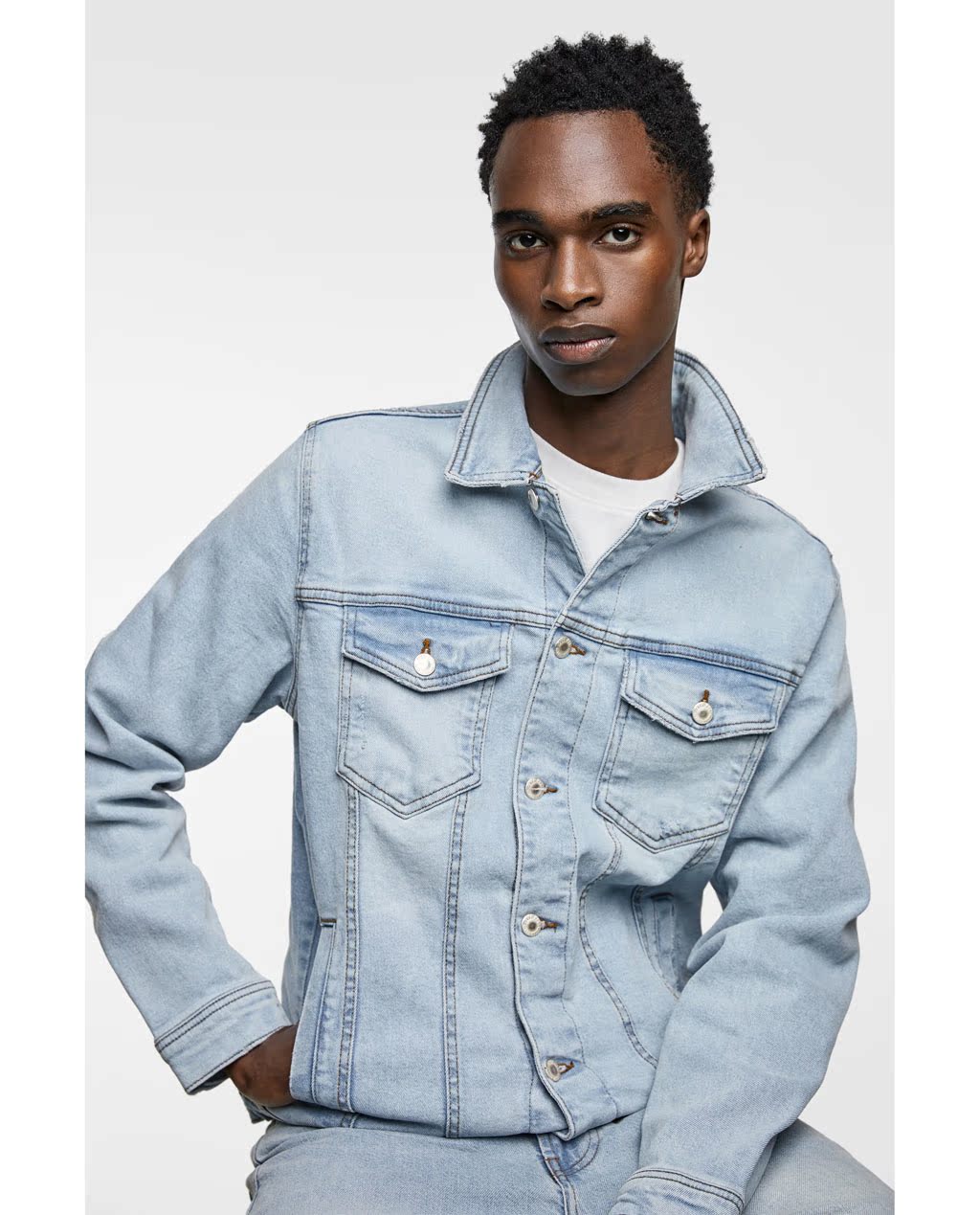 Blouson homme ZARA manches longues en Coton - Ref 3118257 Image 17