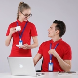 俏嘉 Футболка polo для работы подходит для мужчин и женщин, короткий рукав, делается под заказ, с печатью вашего логотипа